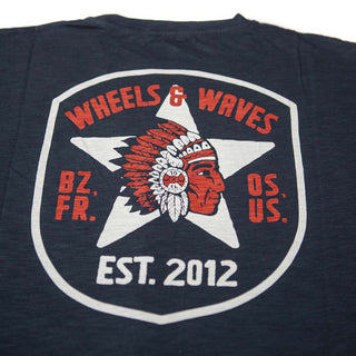 Wheels and Waves Starfire T-shirt in Blue 