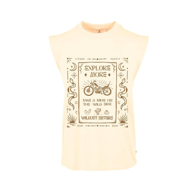 Wildust Sisters Explore Tank - Cream | Veloce Club