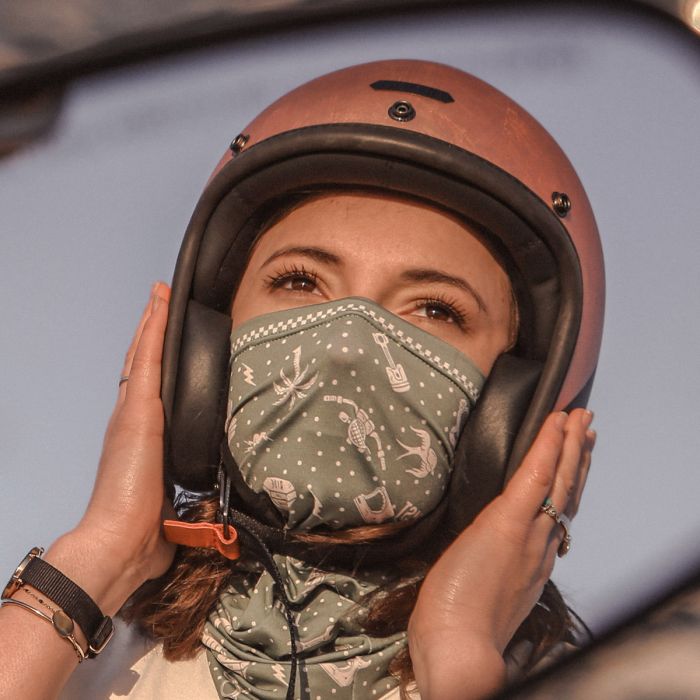 Wildust Sisters Neck Tube - Green Bay | Veloce Club