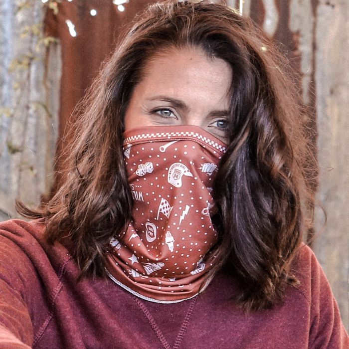 Wildust Sisters Neck Tube - Red Chilli | Veloce Club