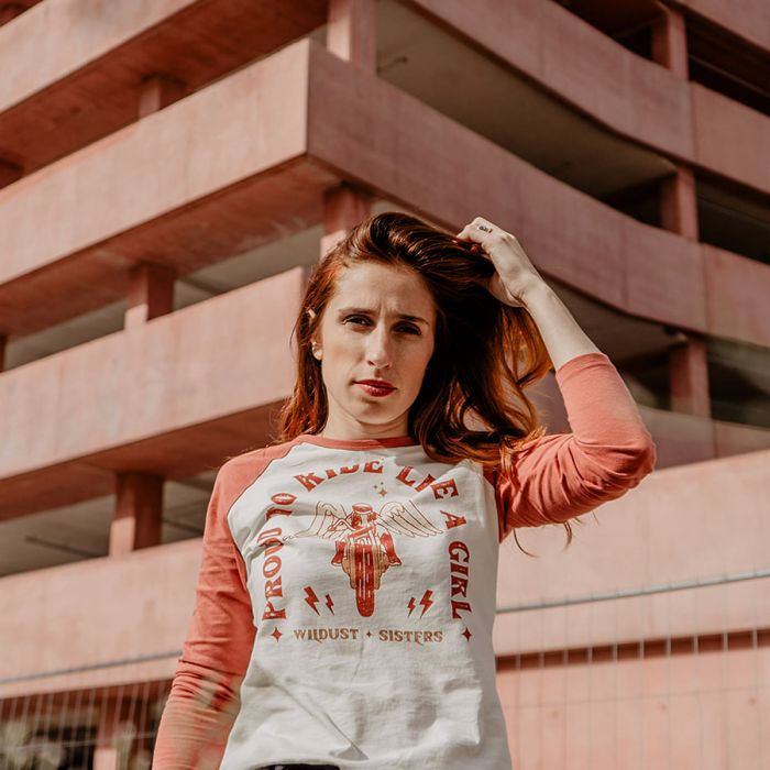 Wildust Sisters Ride Like a Girl Long Sleeve Tee