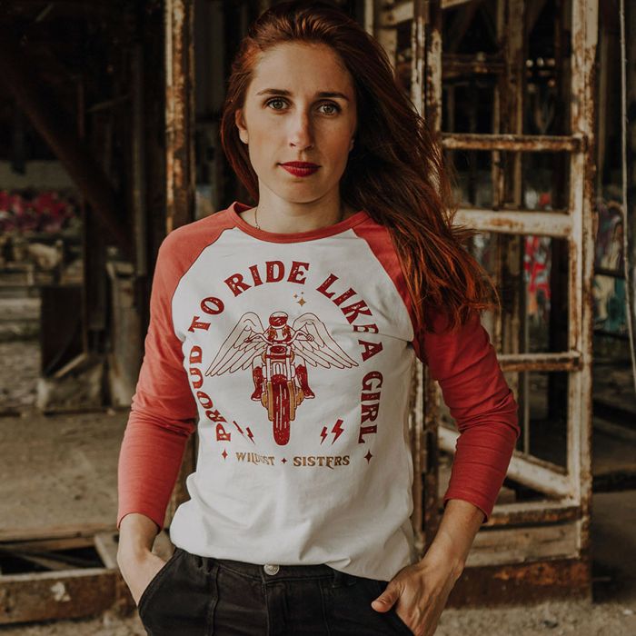 Wildust Sisters Ride Like a Girl Long Sleeve Tee