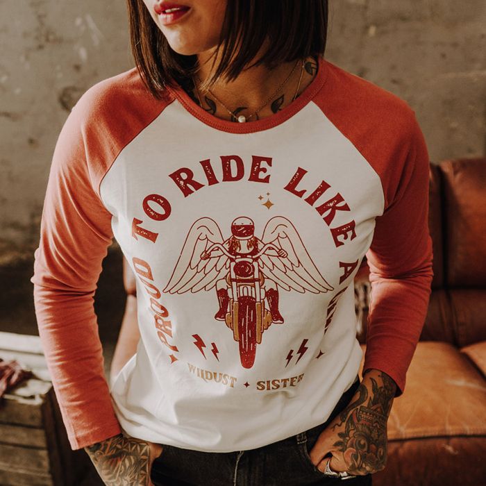 Wildust Sisters Ride Like a Girl Long Sleeve Tee