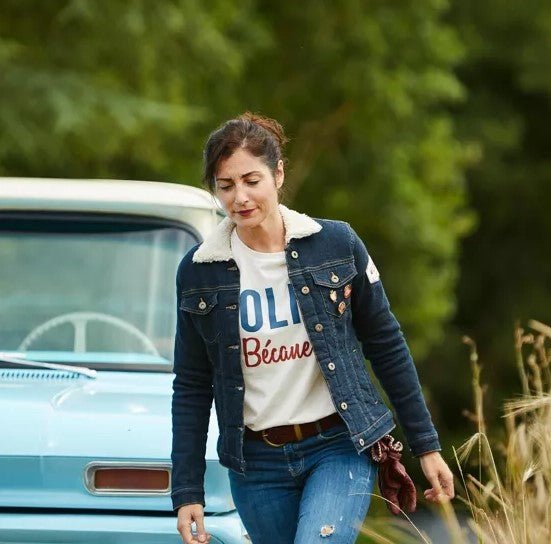 Wildust Sisters Sherpa Jacket - Denim | Veloce Club