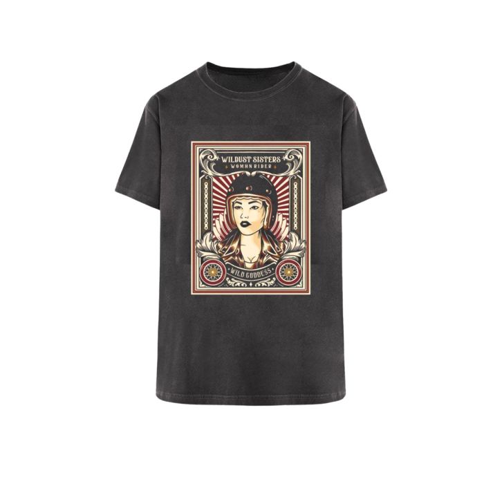 Wildust Sisters Wild Goddess T-Shirt in Black 