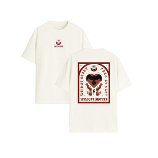 Wildust Sisters Wild Heart T-Shirt in White - available at Veloce Club