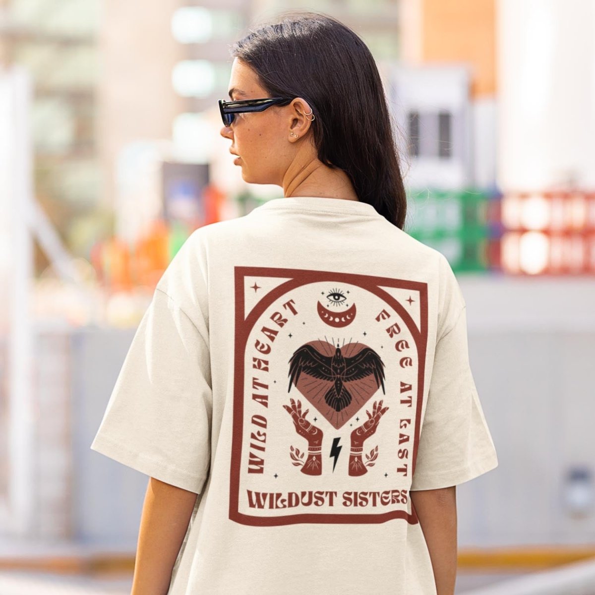 Wildust Sisters Wild Heart T-Shirt - Off White | Veloce Club