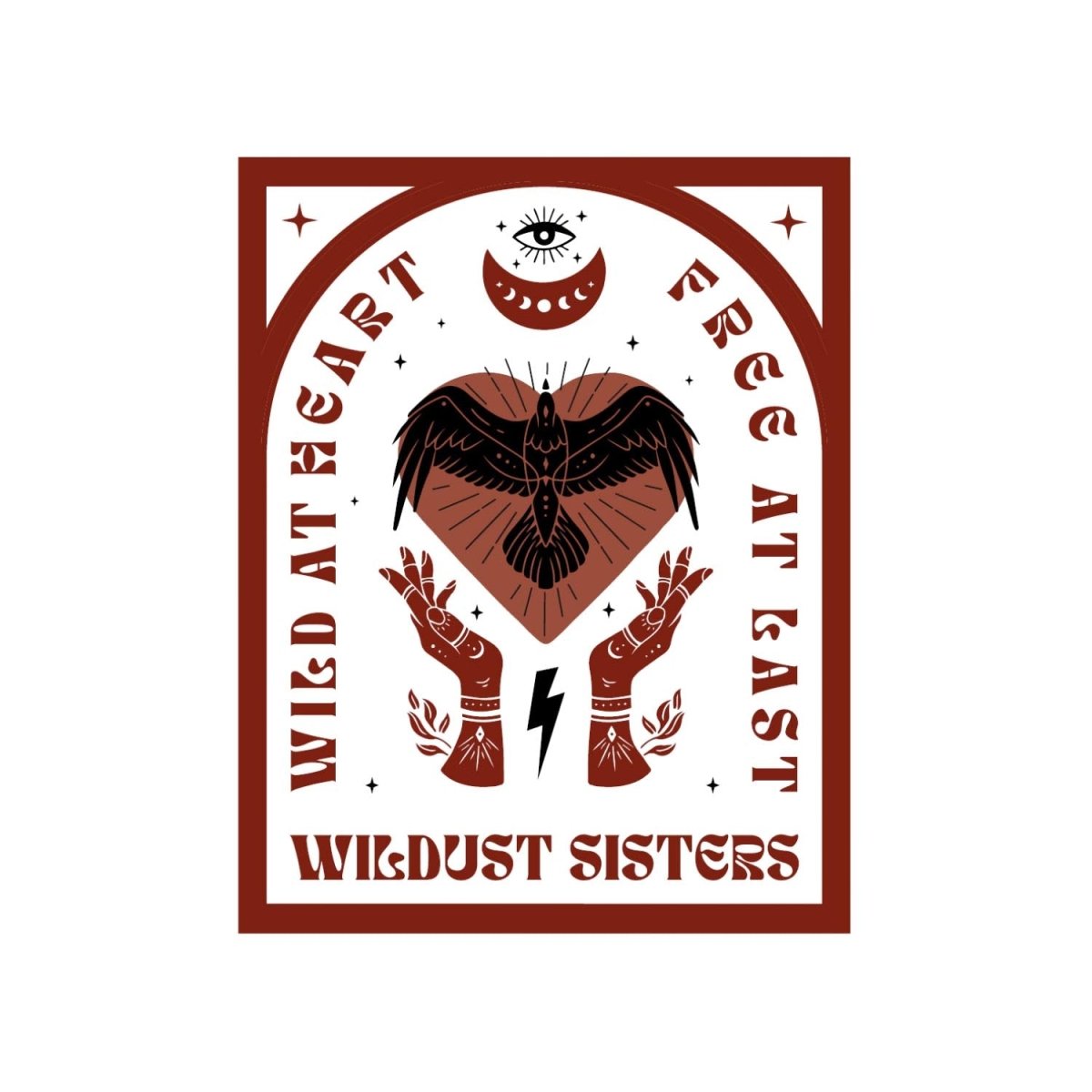 Wildust Sisters Wild Heart T-Shirt - Off White | Veloce Club